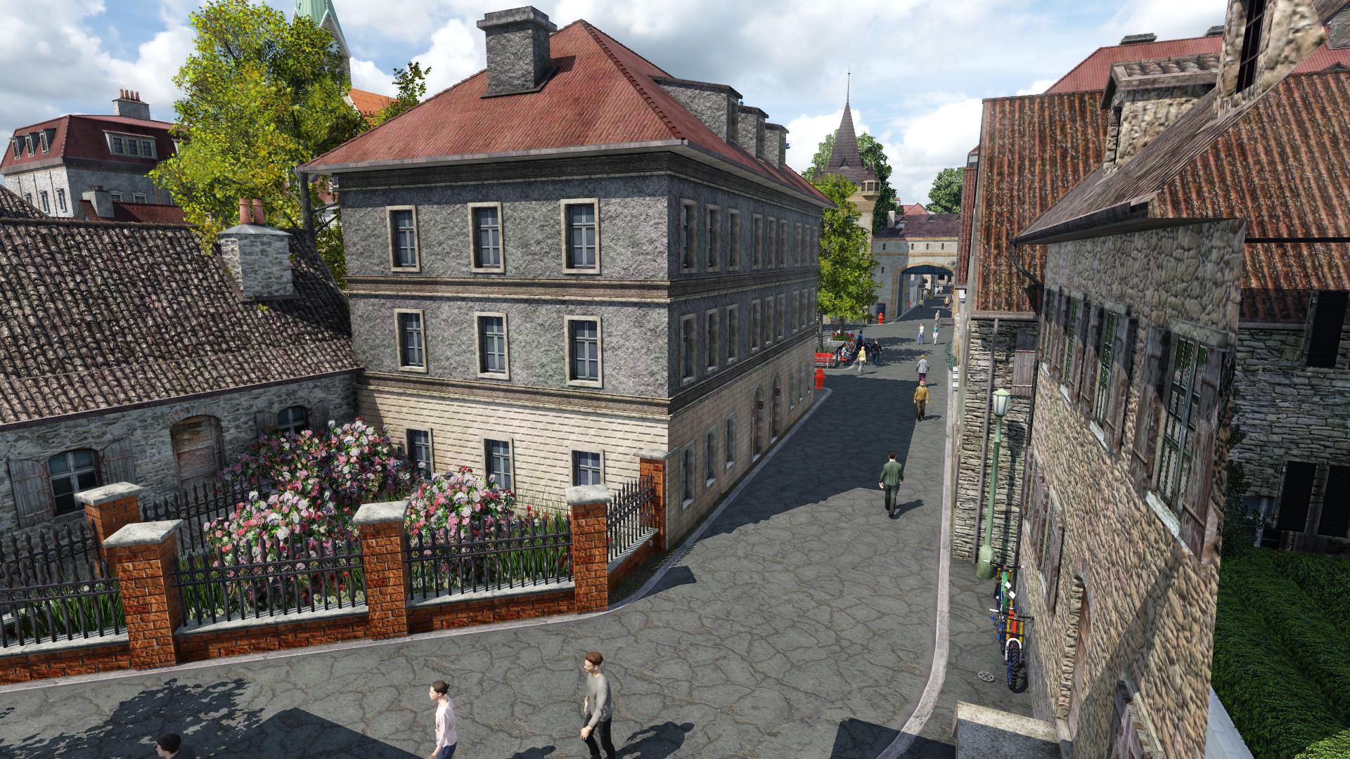 Life in the Old City Centre. // Leben in der Altstadt