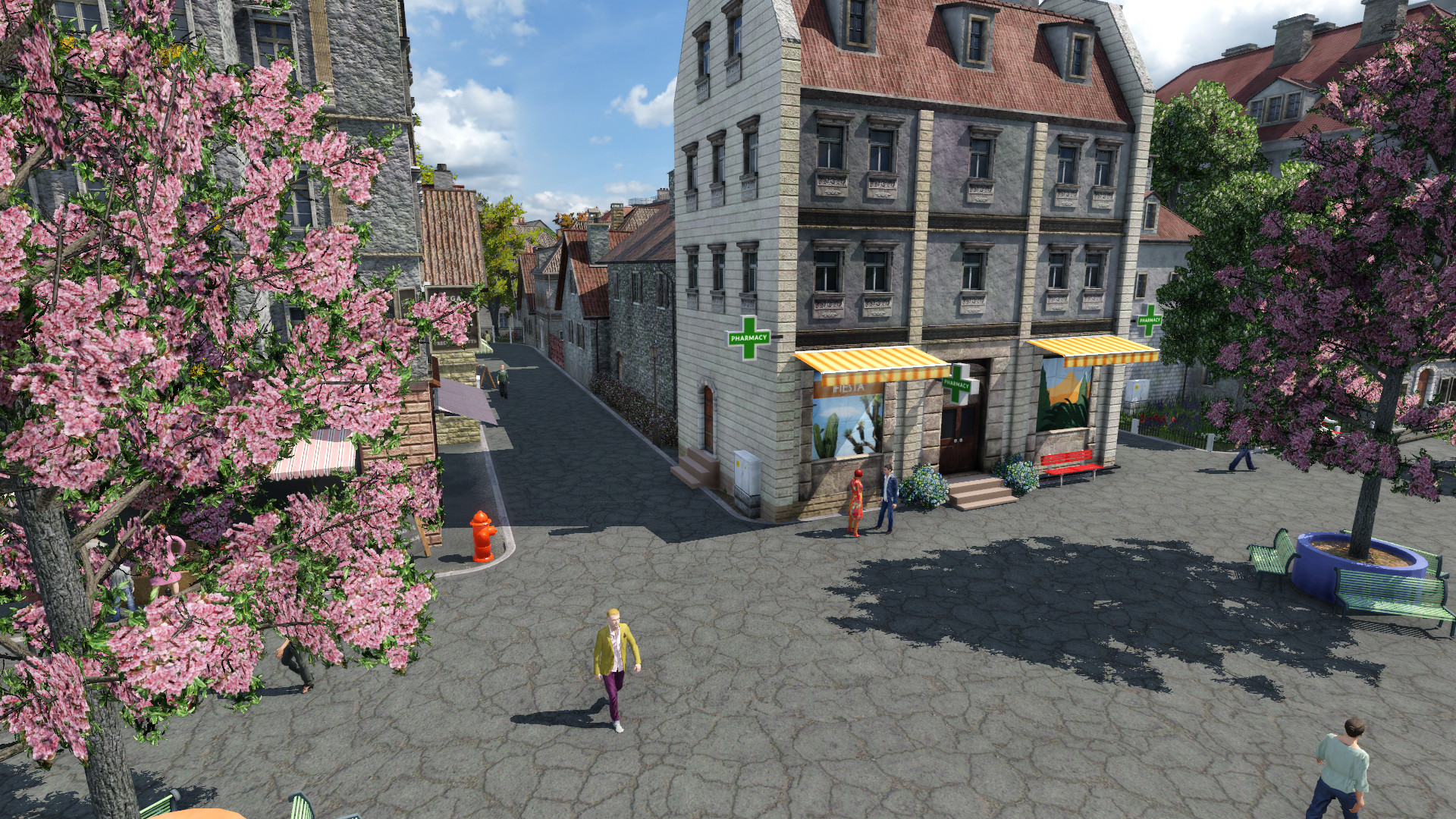 Life in the Old City Centre. // Leben in der Altstadt