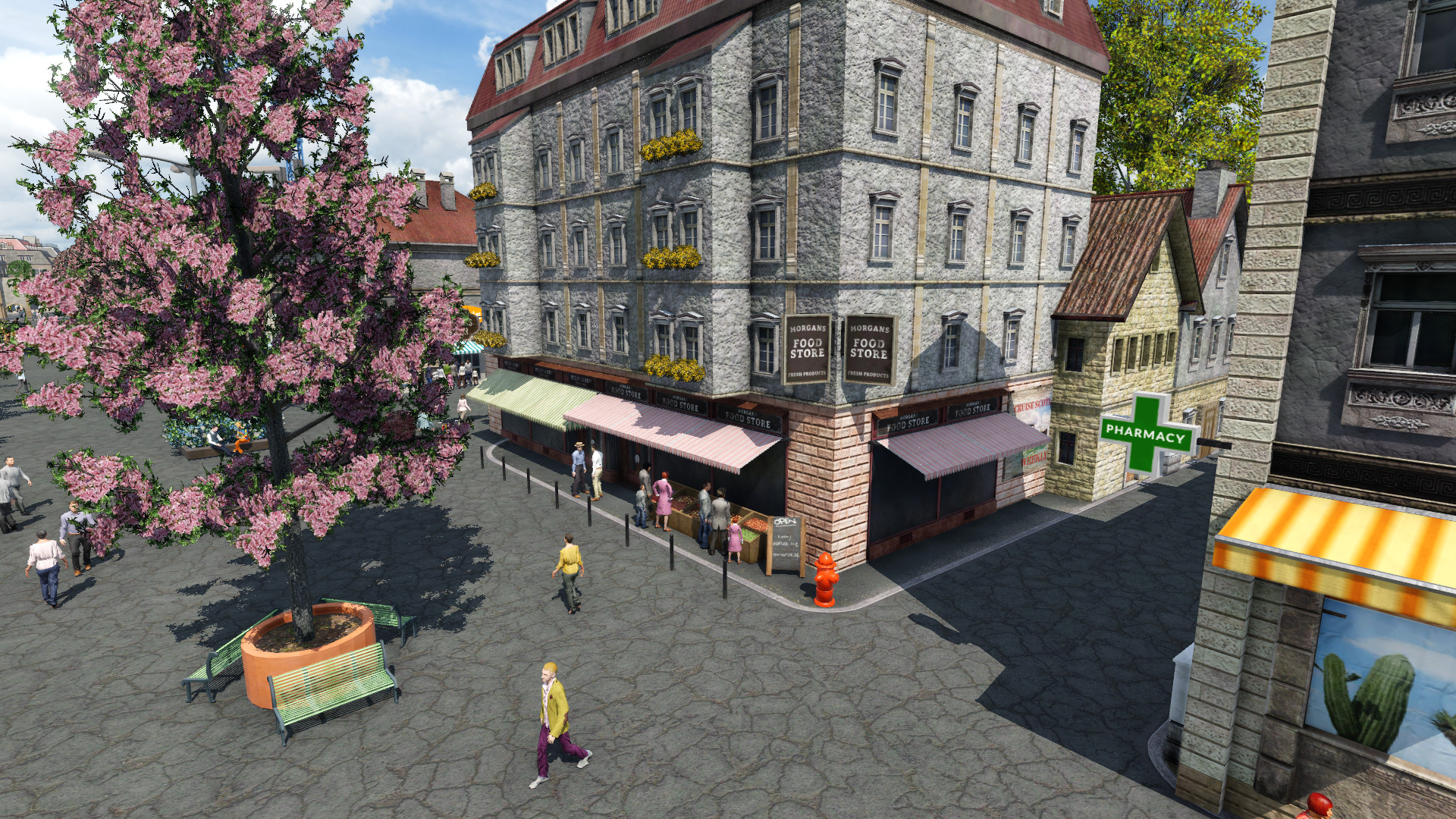 Life in the Old City Centre. // Leben in der Altstadt