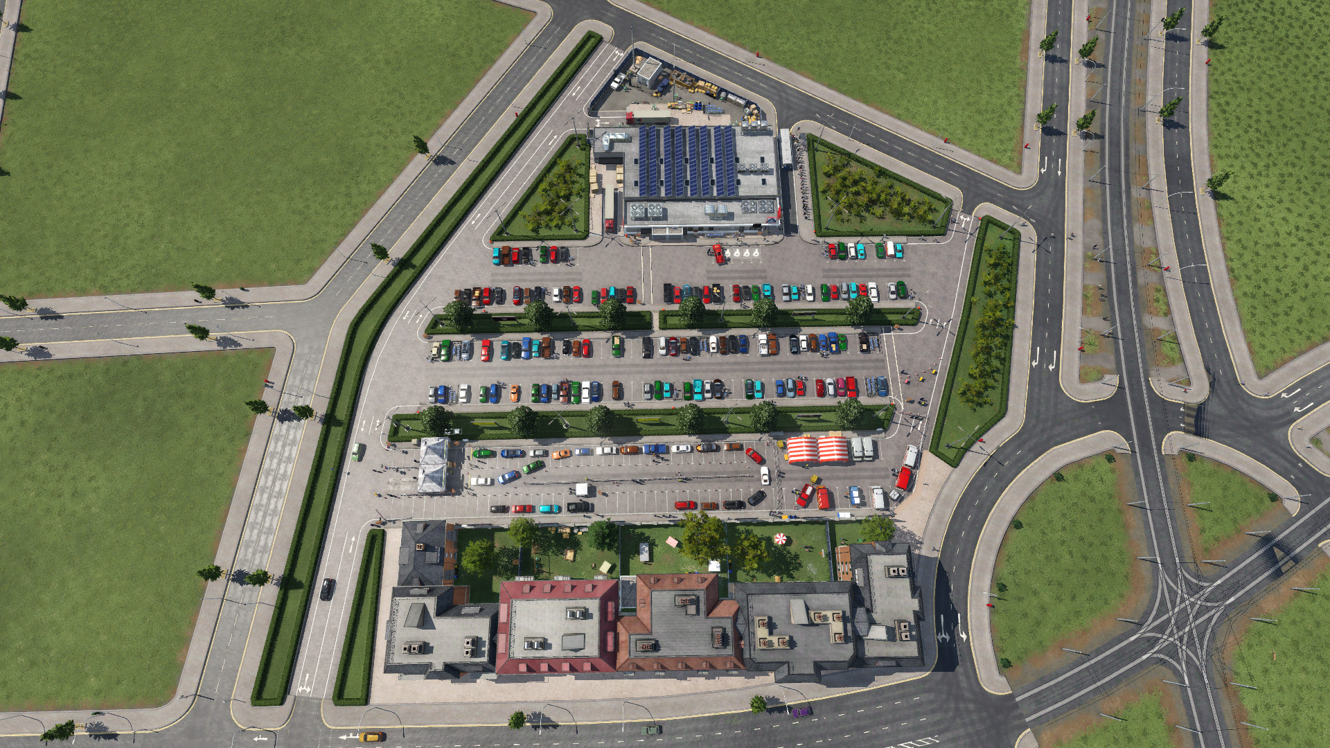 ALDI/Covid-19 Testing Station. // ALDI/Covid-19 Teststation.