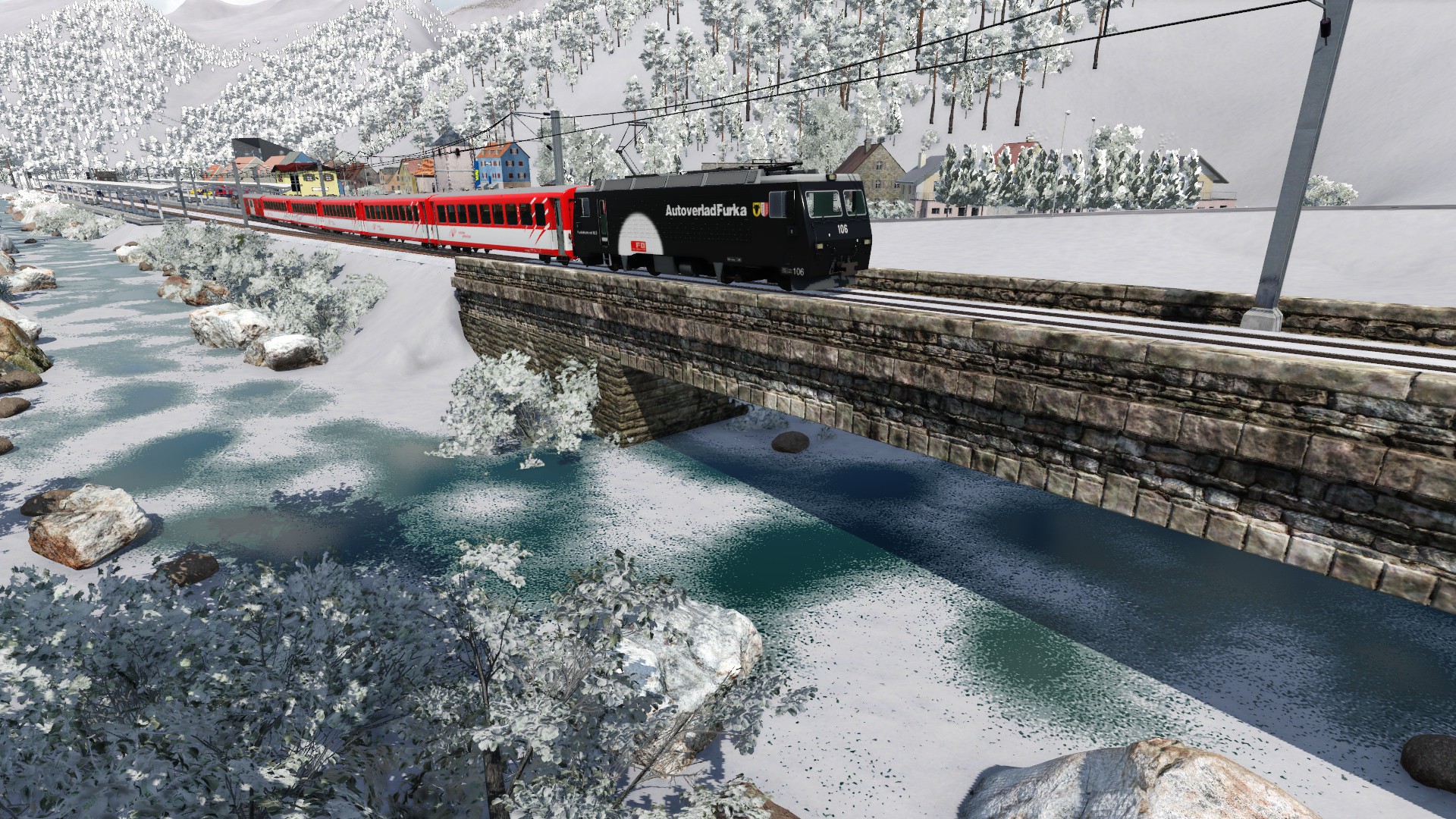 Winterzauber mit der Matterhorn Gotthard Bahn