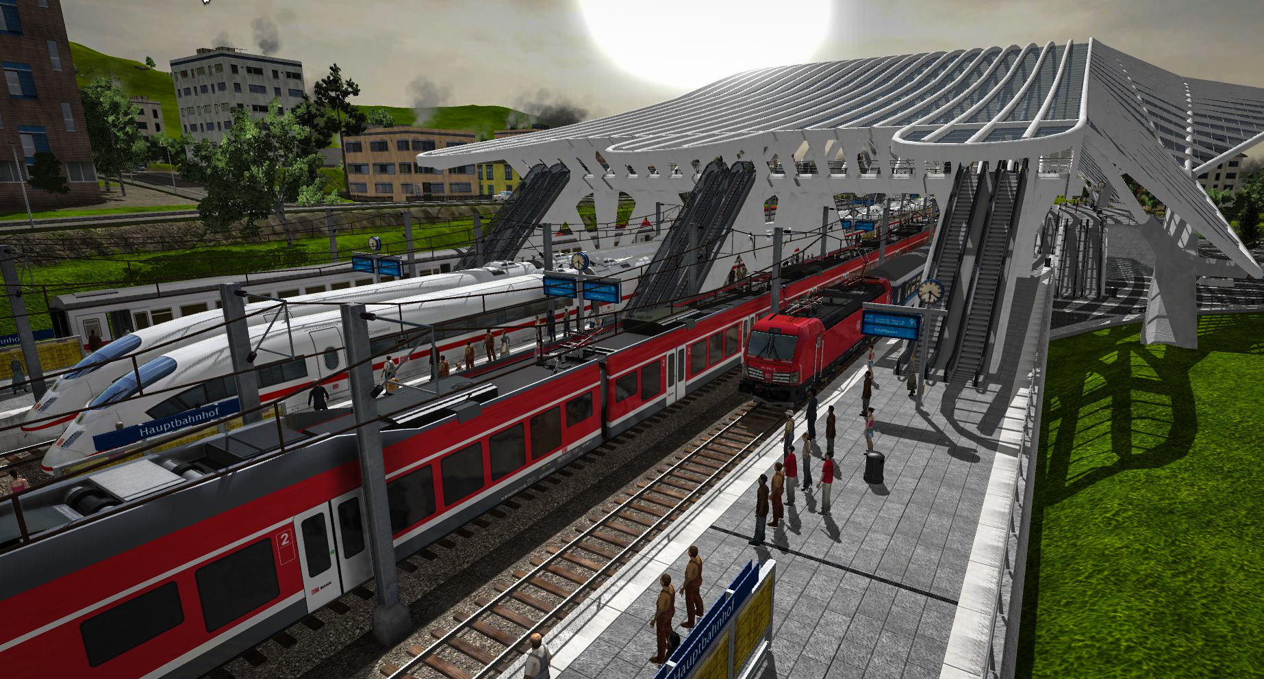 Einiges los im Hauptbahnhof