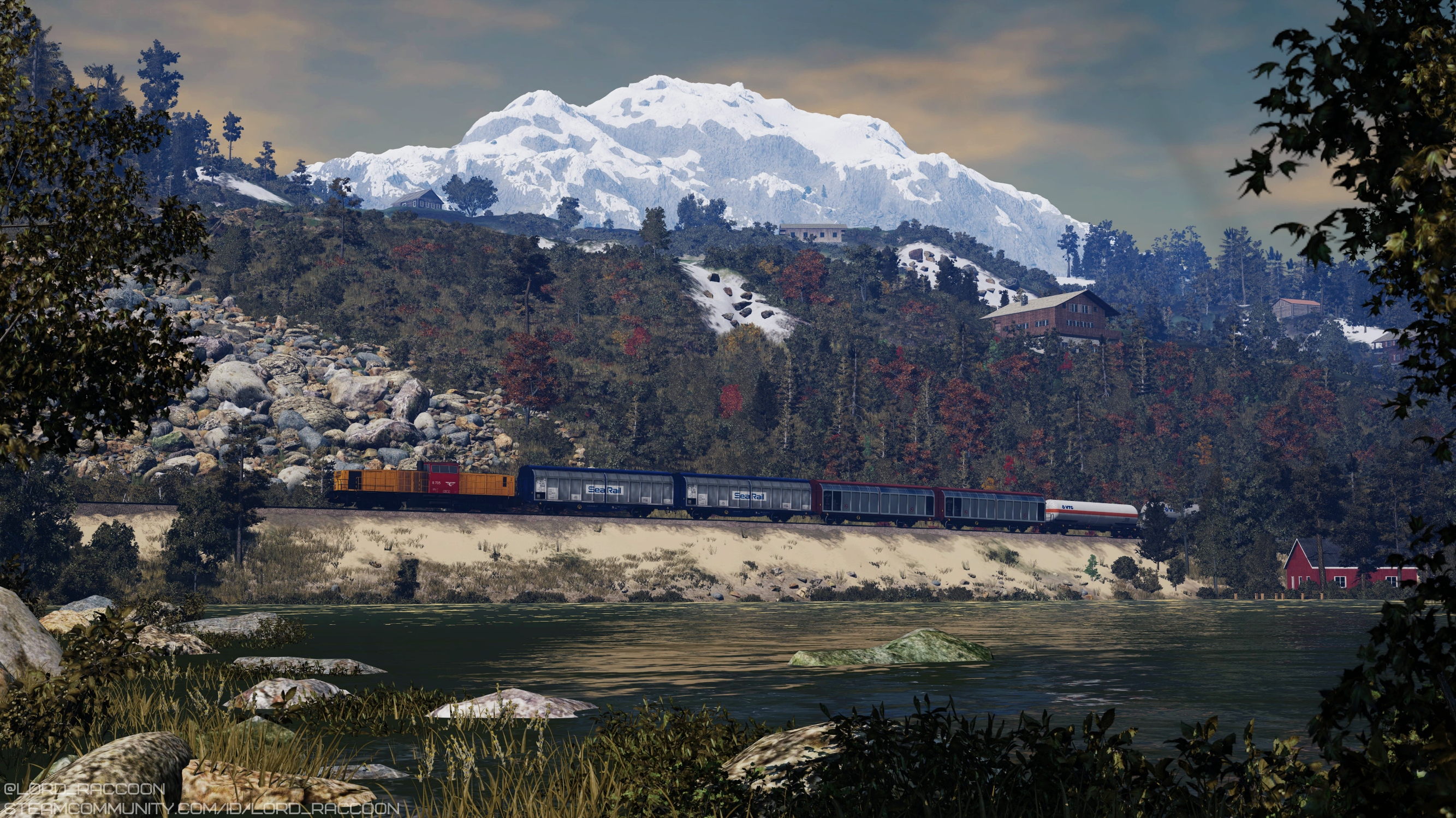 [TpF1] Local freight run near the lake