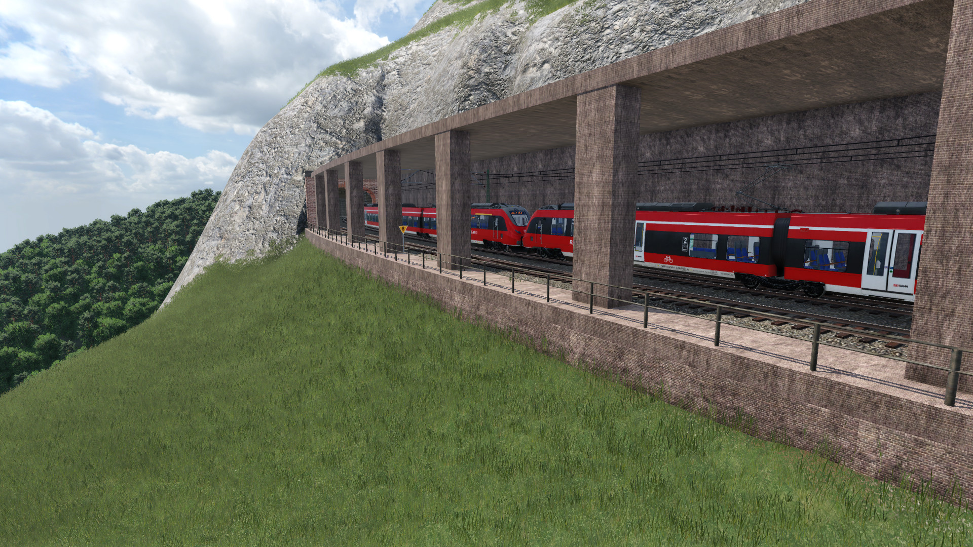 Baustart an der fiktiven "Gamslerberg-Bahn" (WIP)