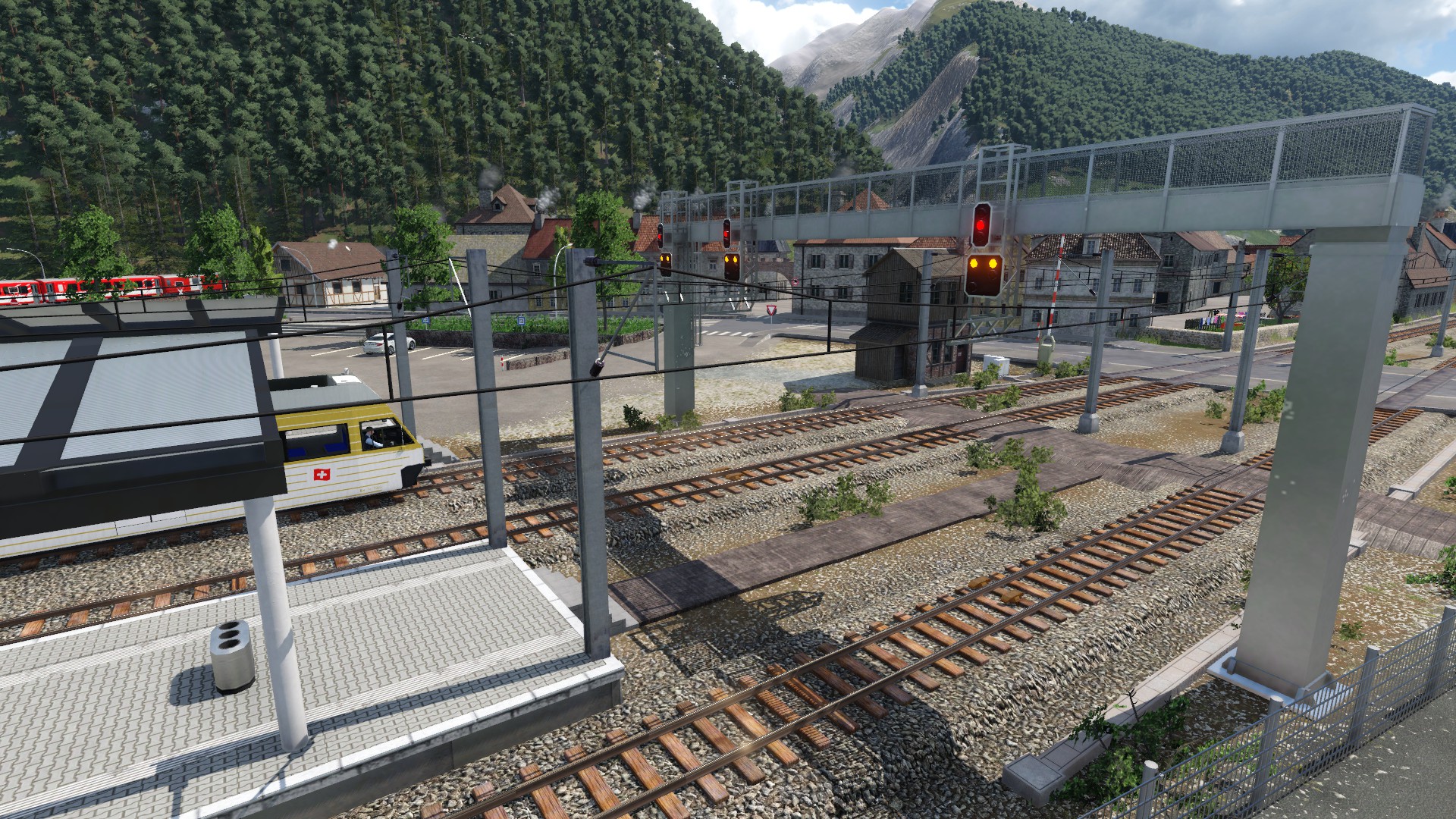 Leuchtende SBB Signale