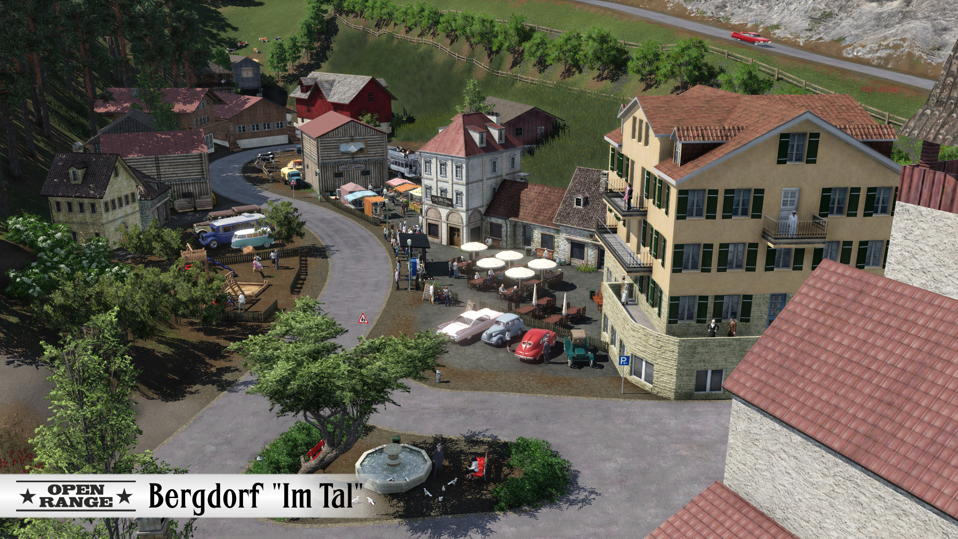 Bergdorf  Im Tal