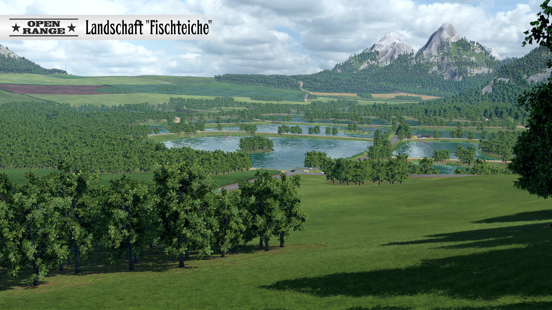 Landschaft Fischteiche