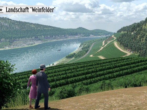 Landschaft Weinfelder