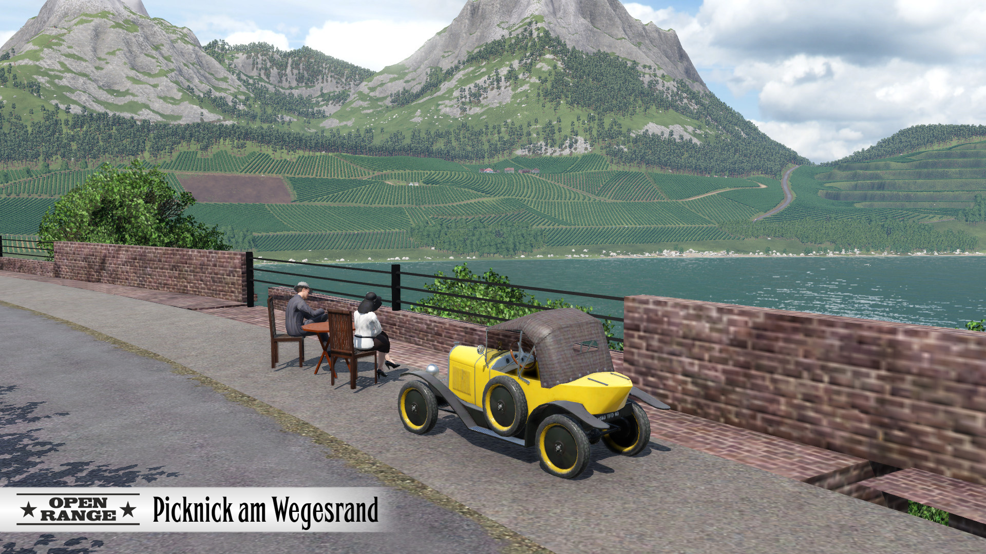 Picknick am Wegesrand