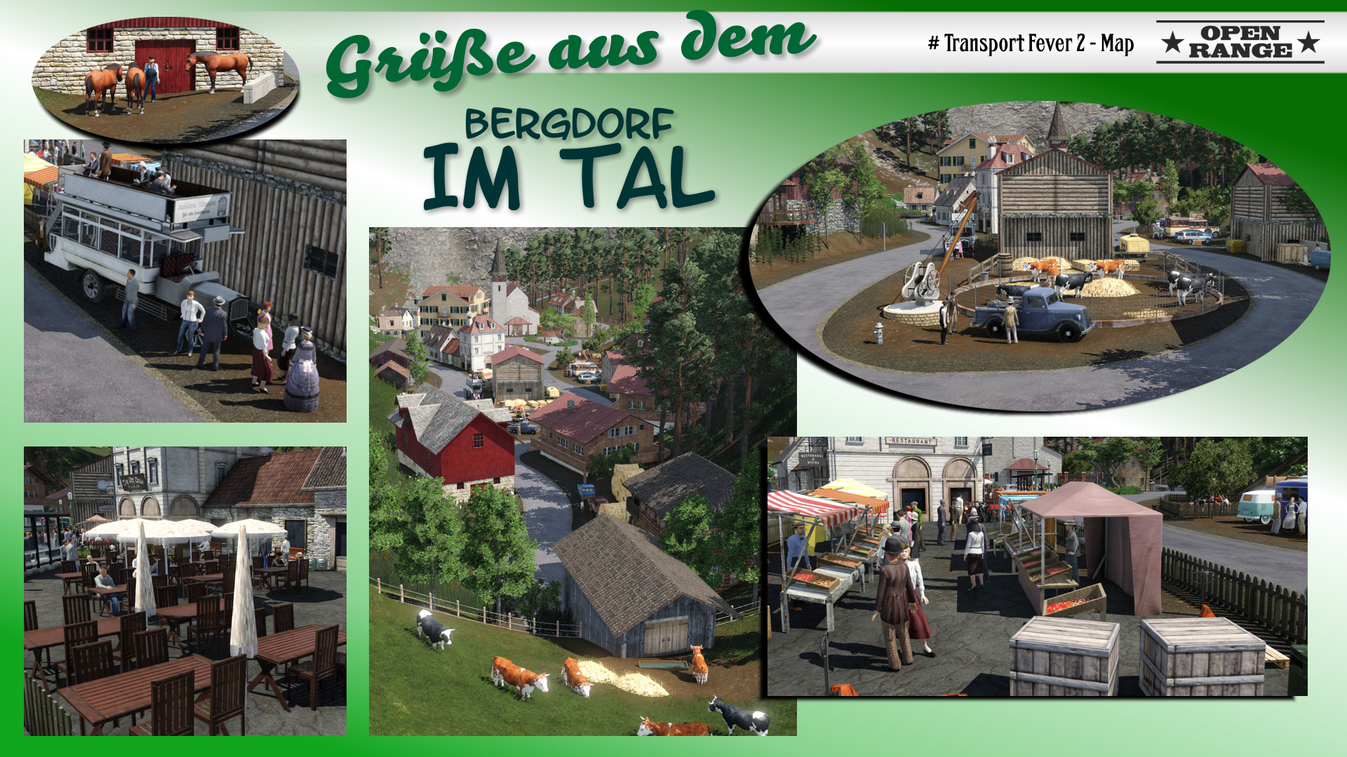 Postkarte Im Tal