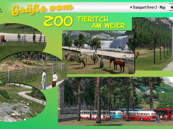 Postkarte Zoo Tieritch