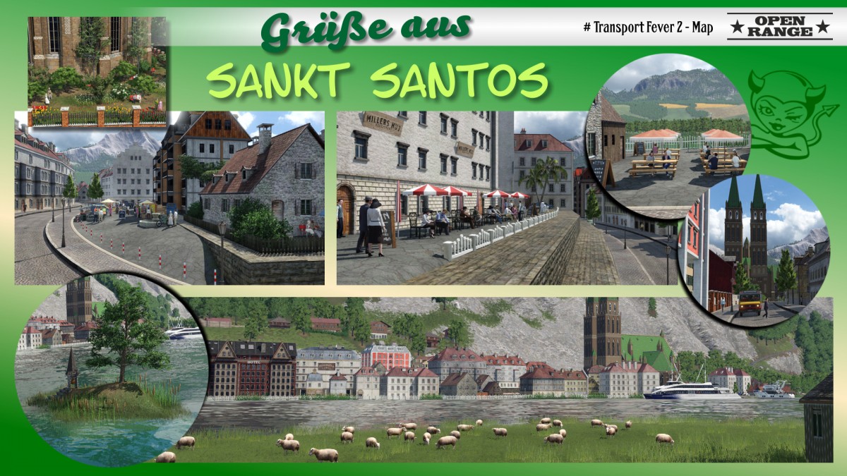 Postkarte Sankt Santos