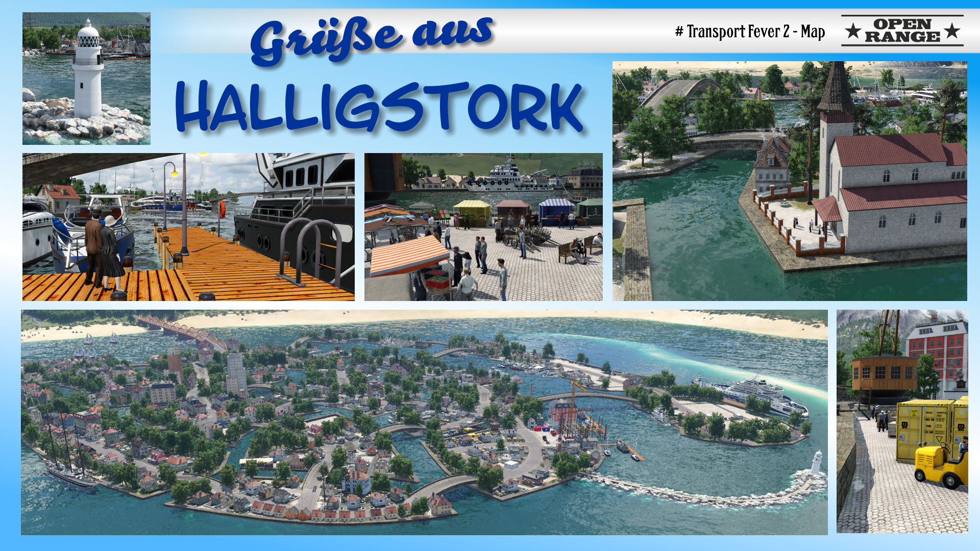 Postkarte Halligstork