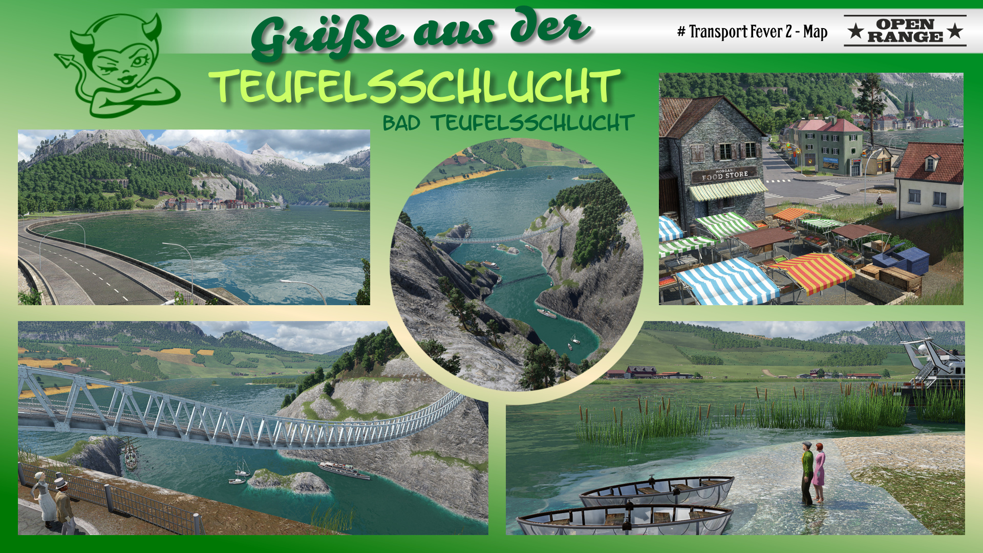 Postkarte Teufelsschlucht