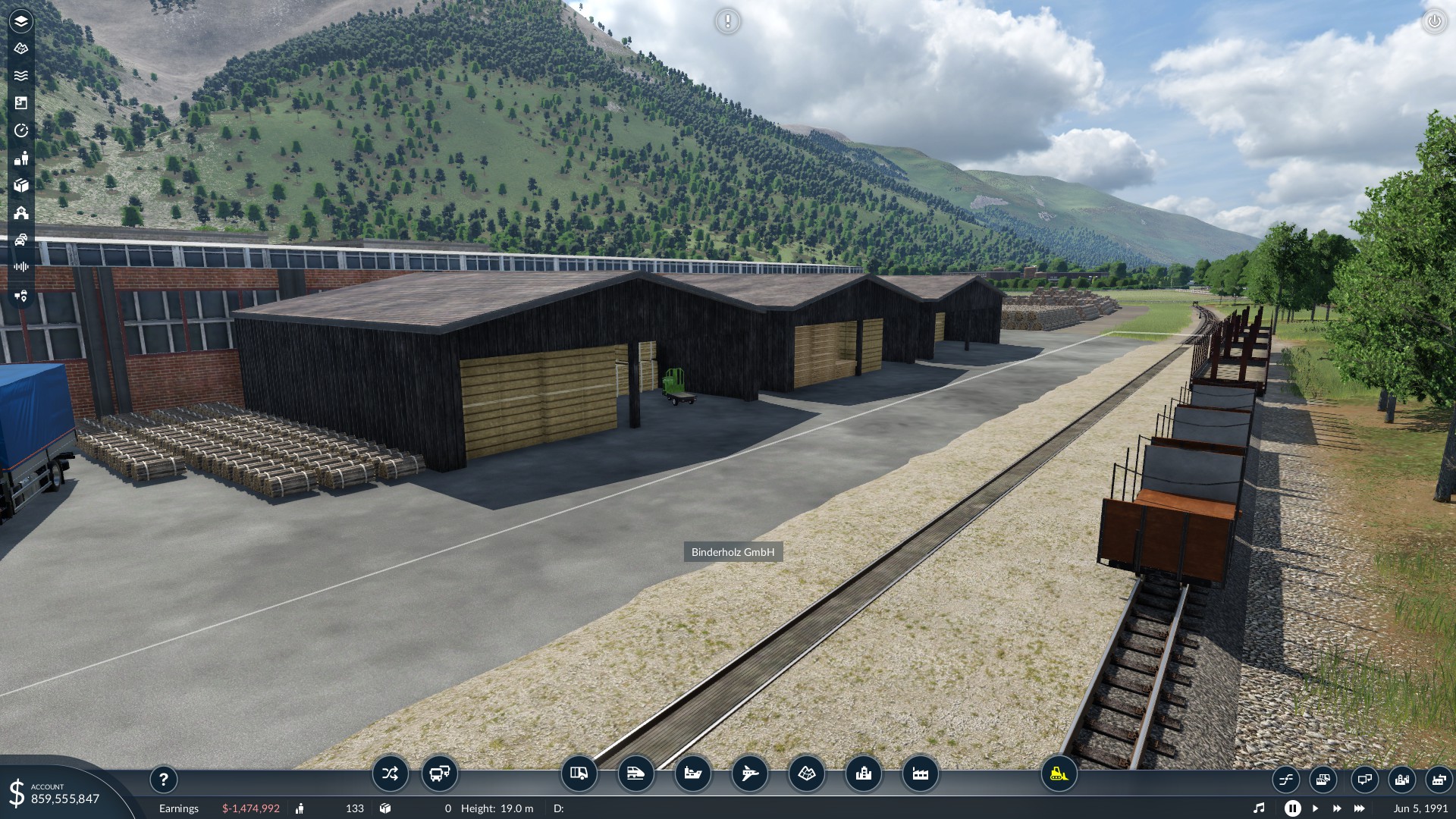 Binderholz GmbH industry track.