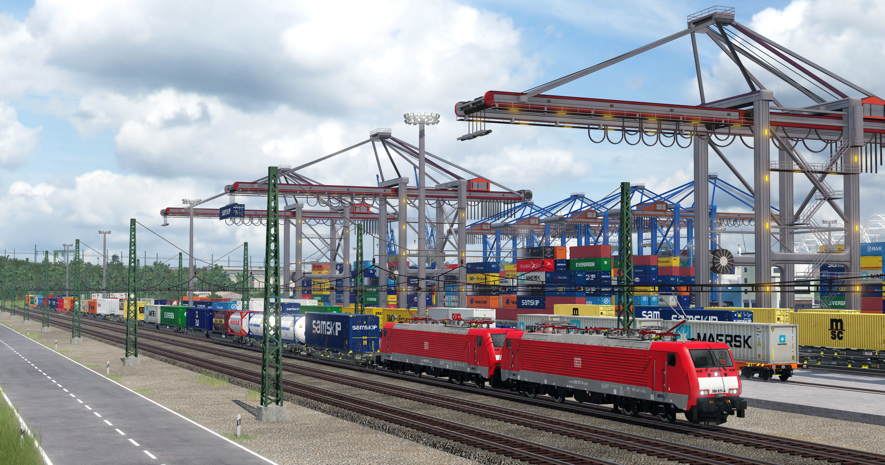 BR 189 am Seehafen