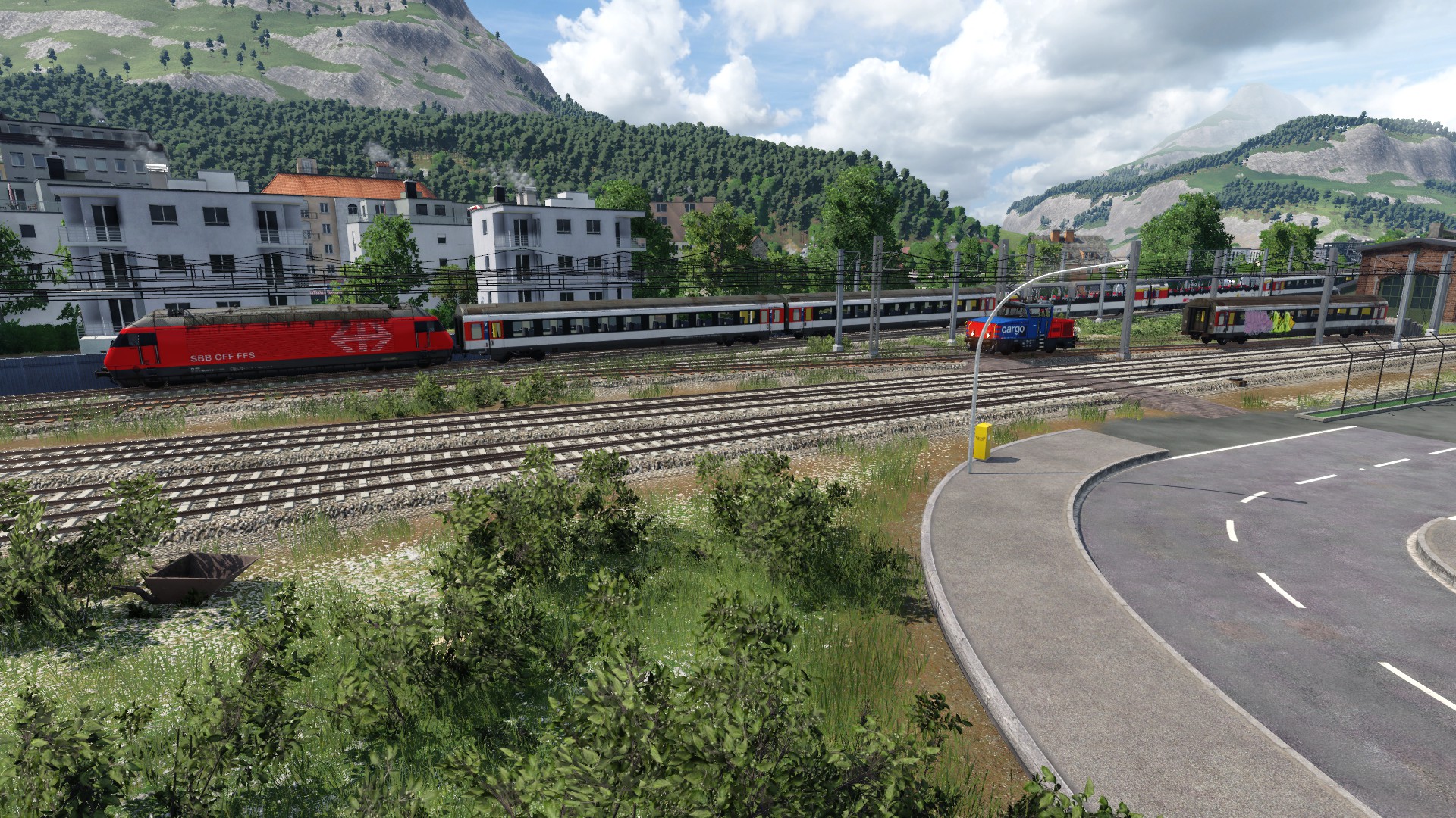 Panorama und Steuerwagen