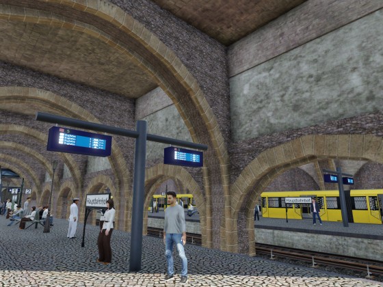 U-Bahnhof "Hauptbahnhof" in Dammburg