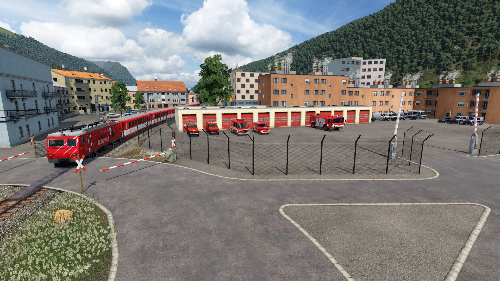 Feuerwehr und Polizei