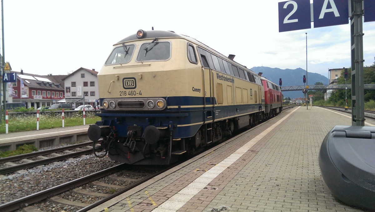 BR 218 460-4 "Conny" in Immenstadt (Allgäu)
