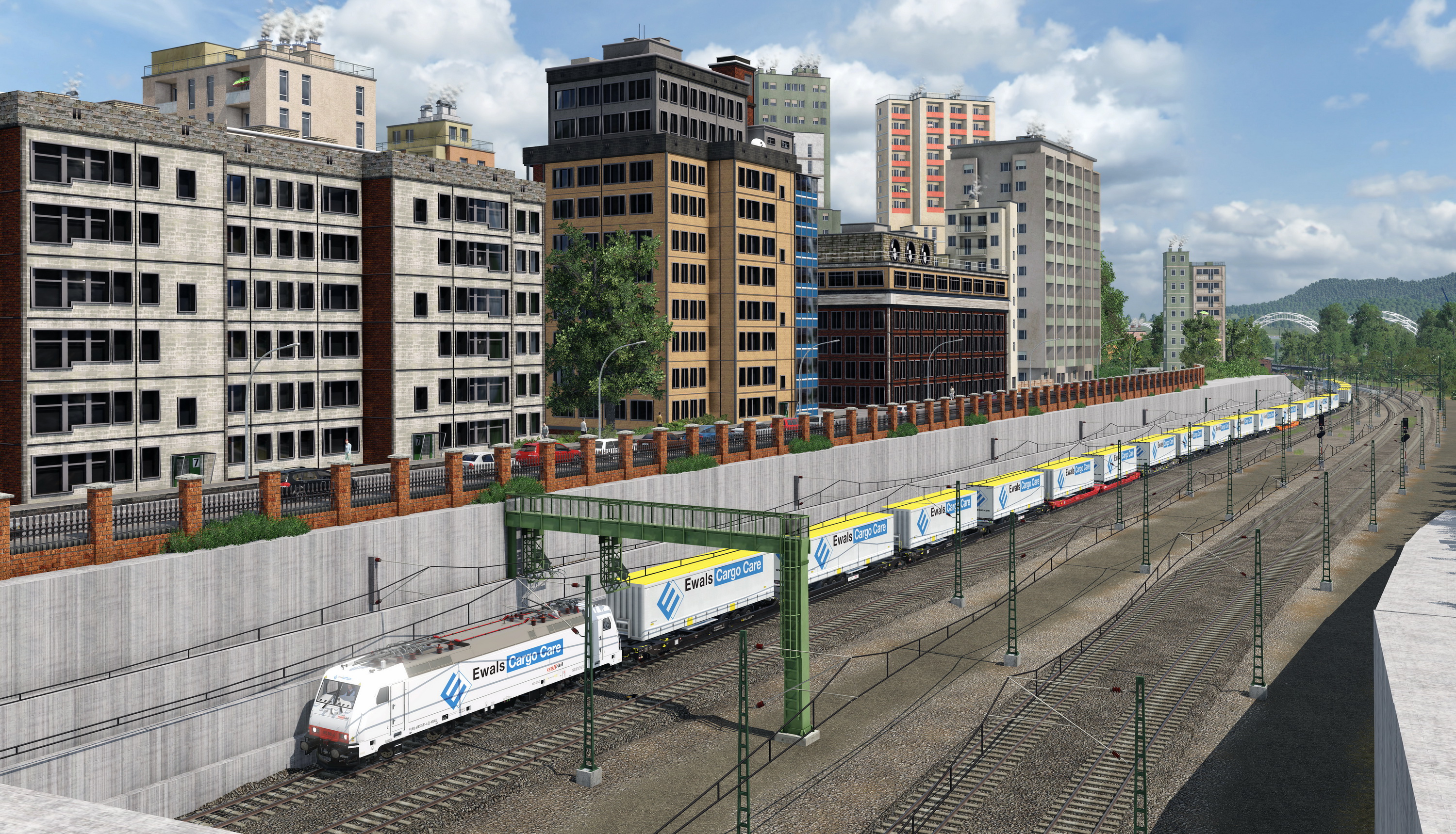 BR 185 firmenintern unterwegs