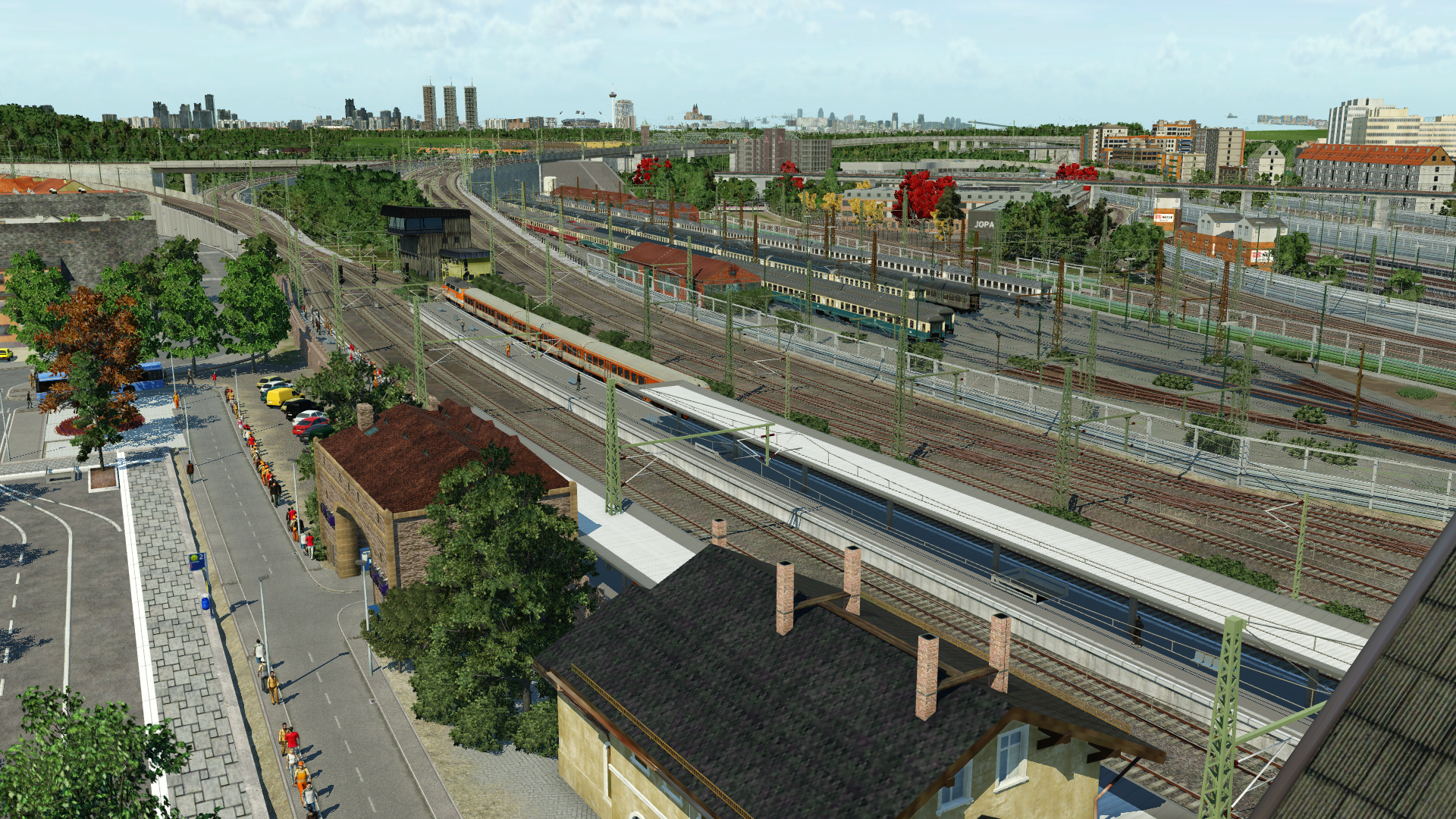 Abstellanlage Hbf mit S-Bahn