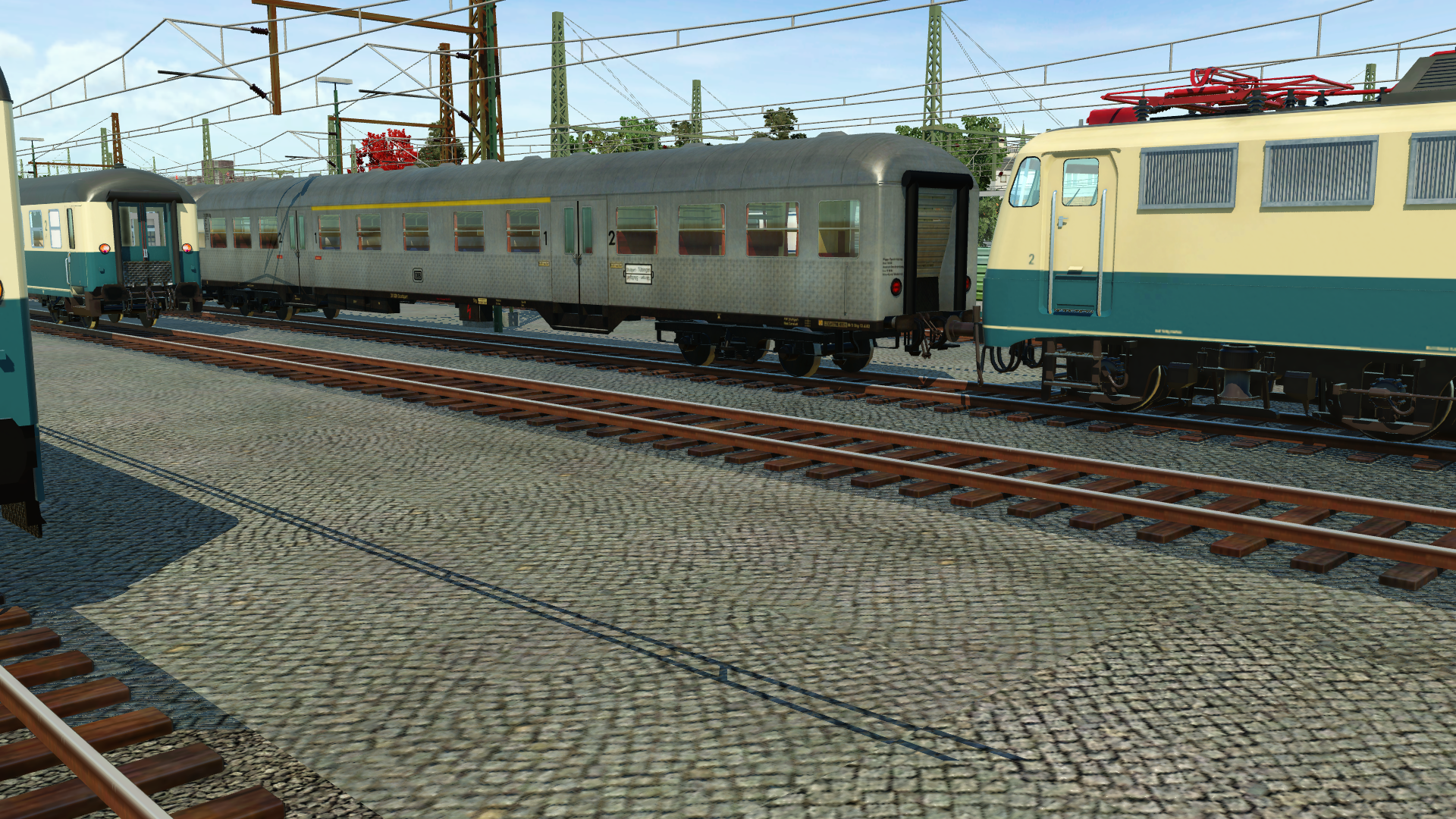 Die Gute alte 110 auf dem Weg zu ihrem Zug 1