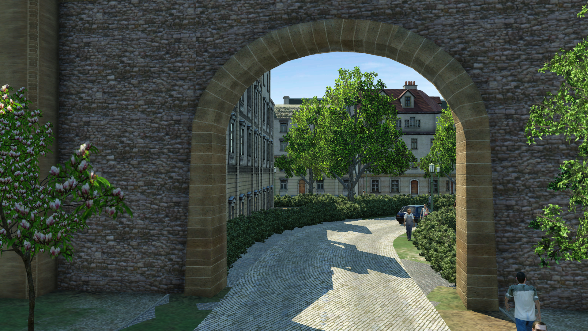 Eingang in den südlichenTeil der Stadt 1