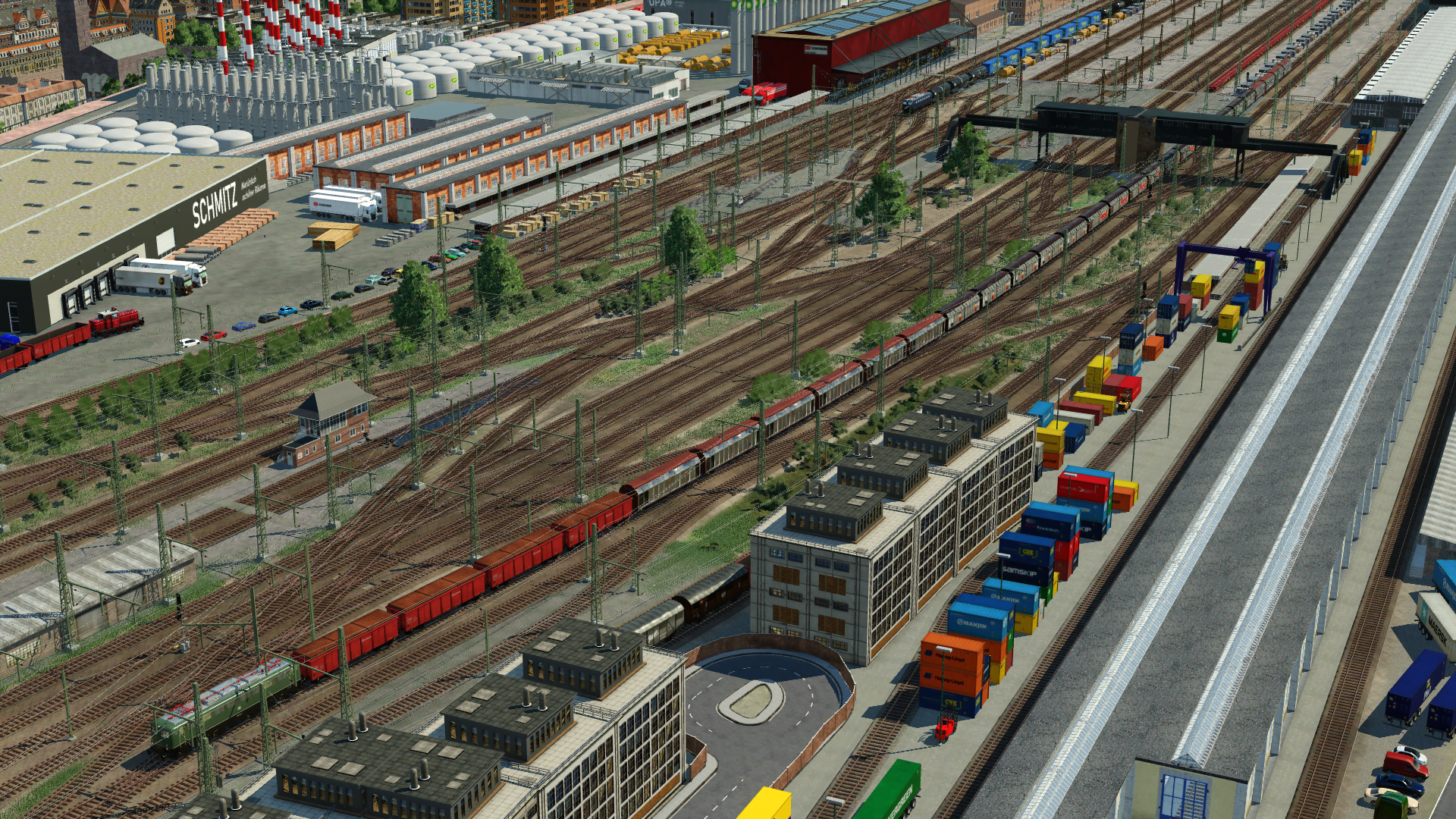 Der Rangierbahnhof von Nürnberg