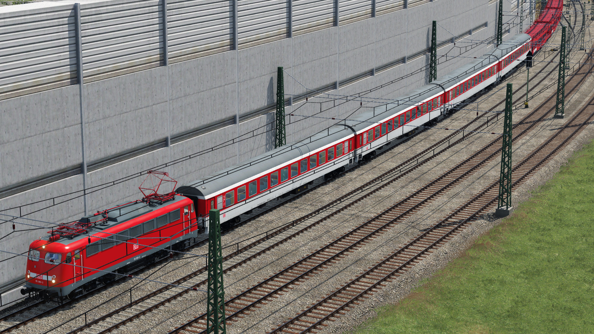 DB Autozug tritt seine Rückreise an