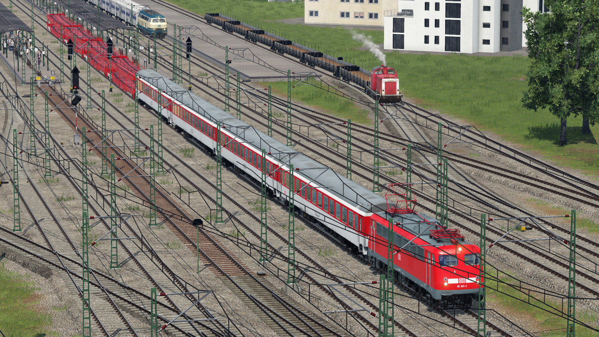 DB Autozug auf der Durchreise