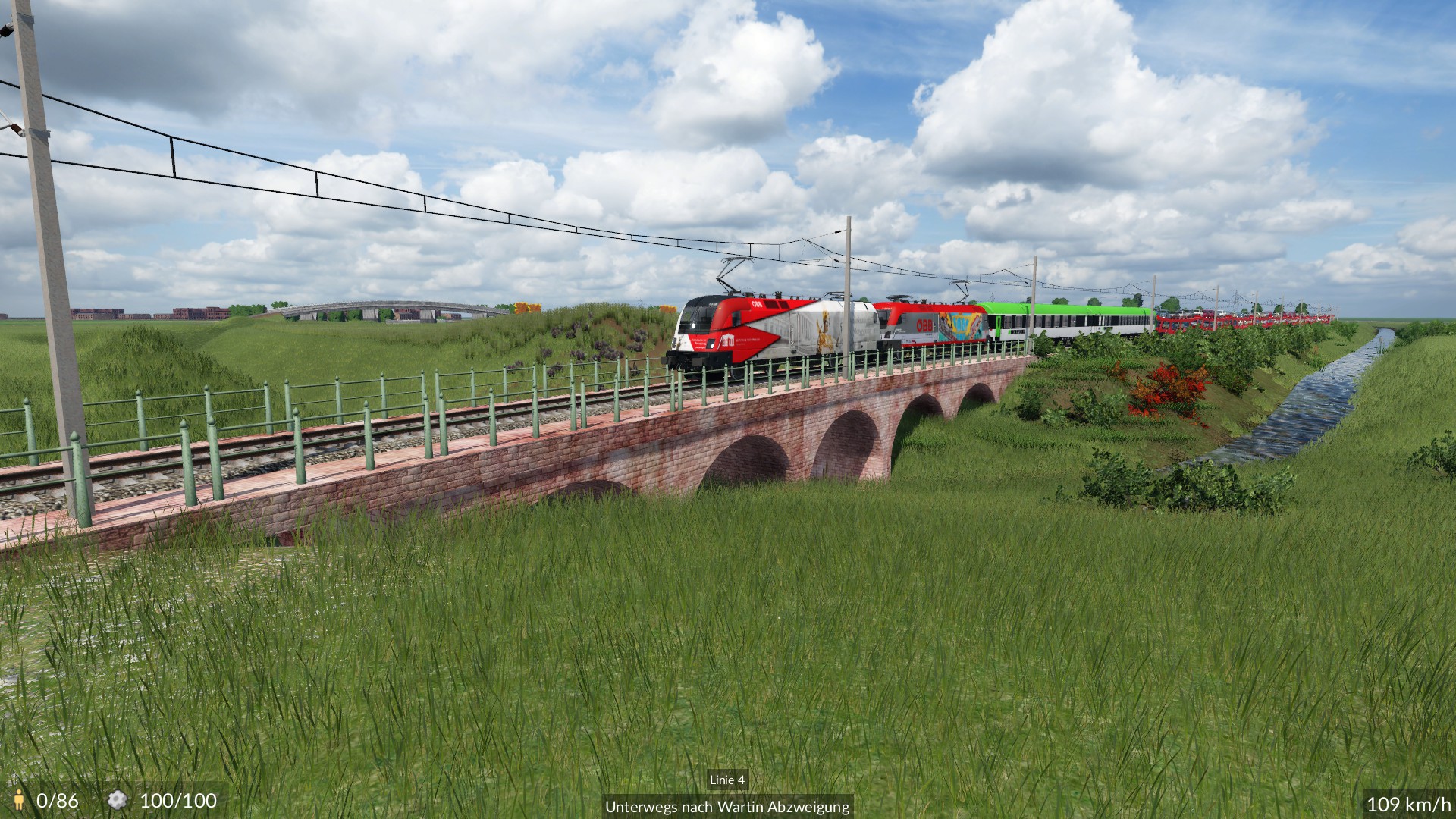 BR 1116 mit Autoreisezug