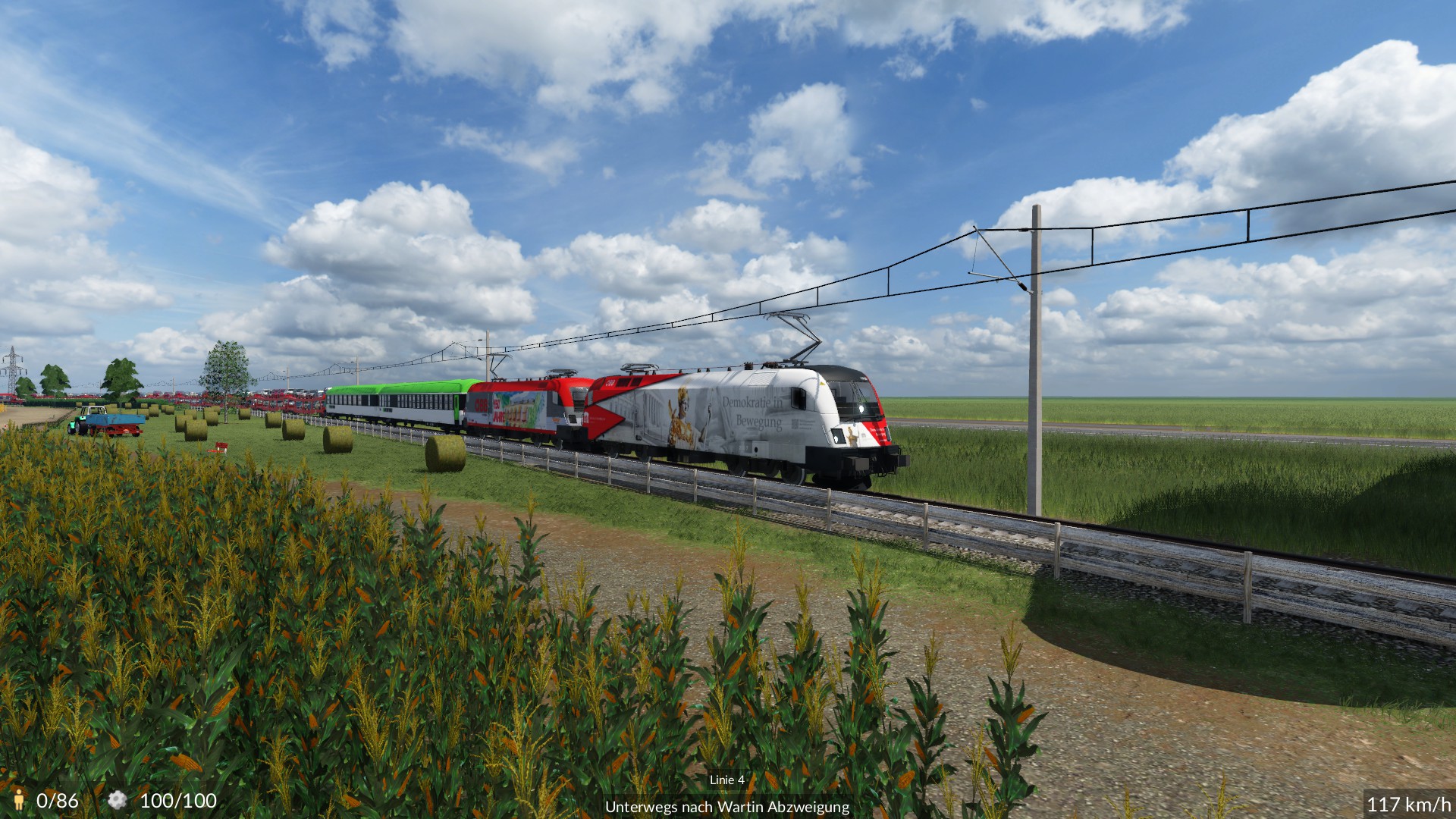 BR 1116 mit Autozug