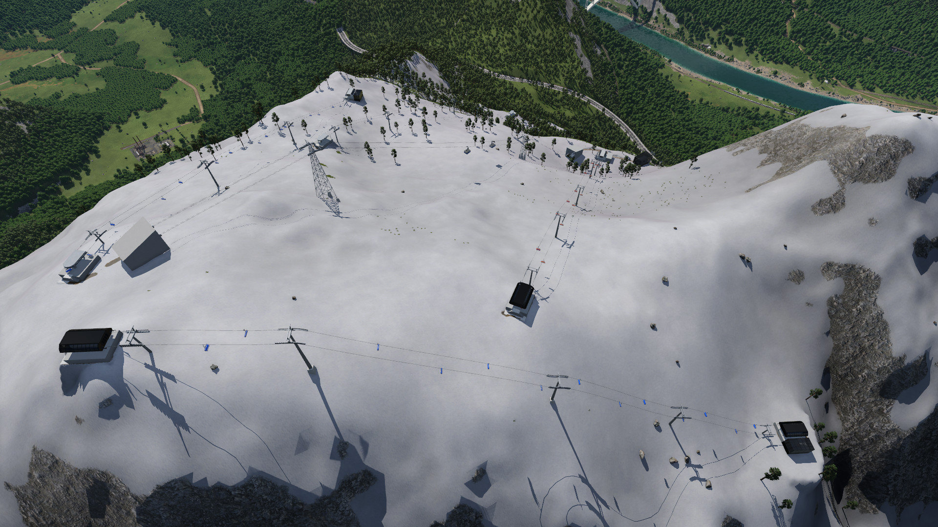 Das Skigebiet Alpenberg entsteht
