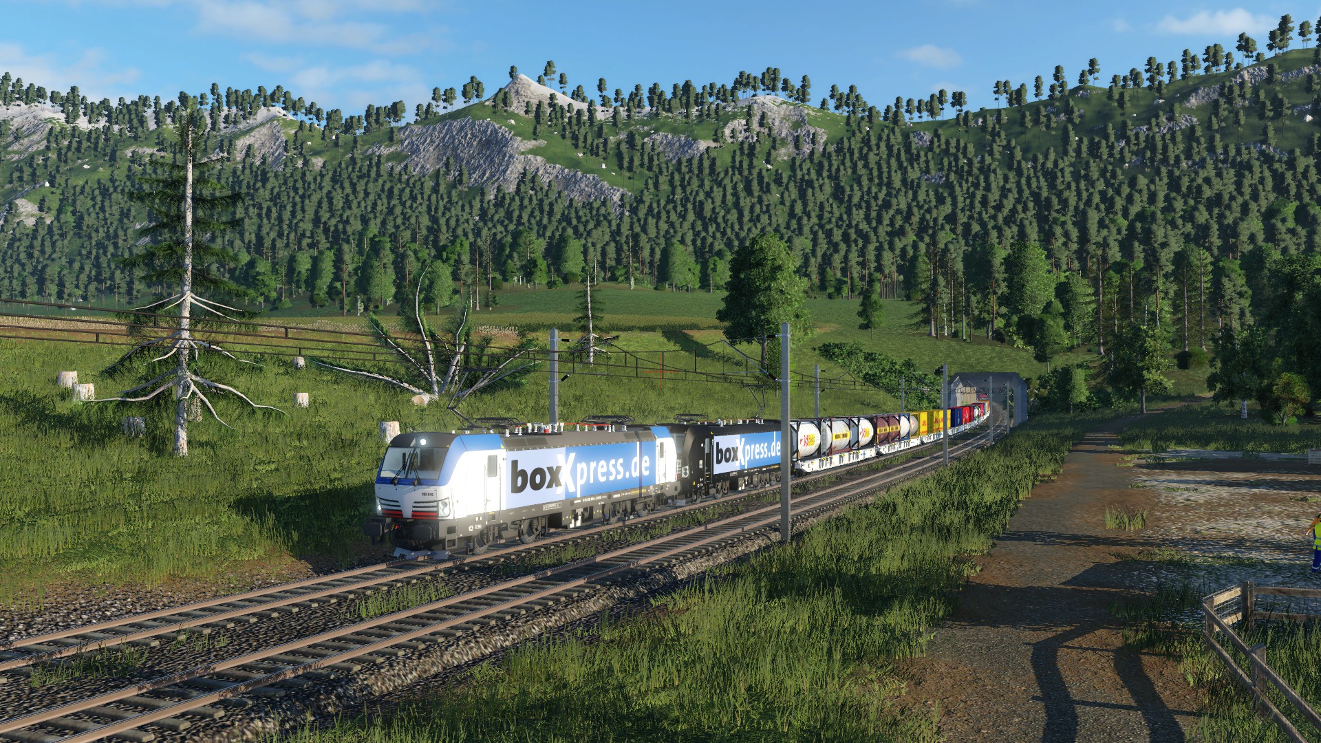 BoxXpress Doppel mit Containerzug