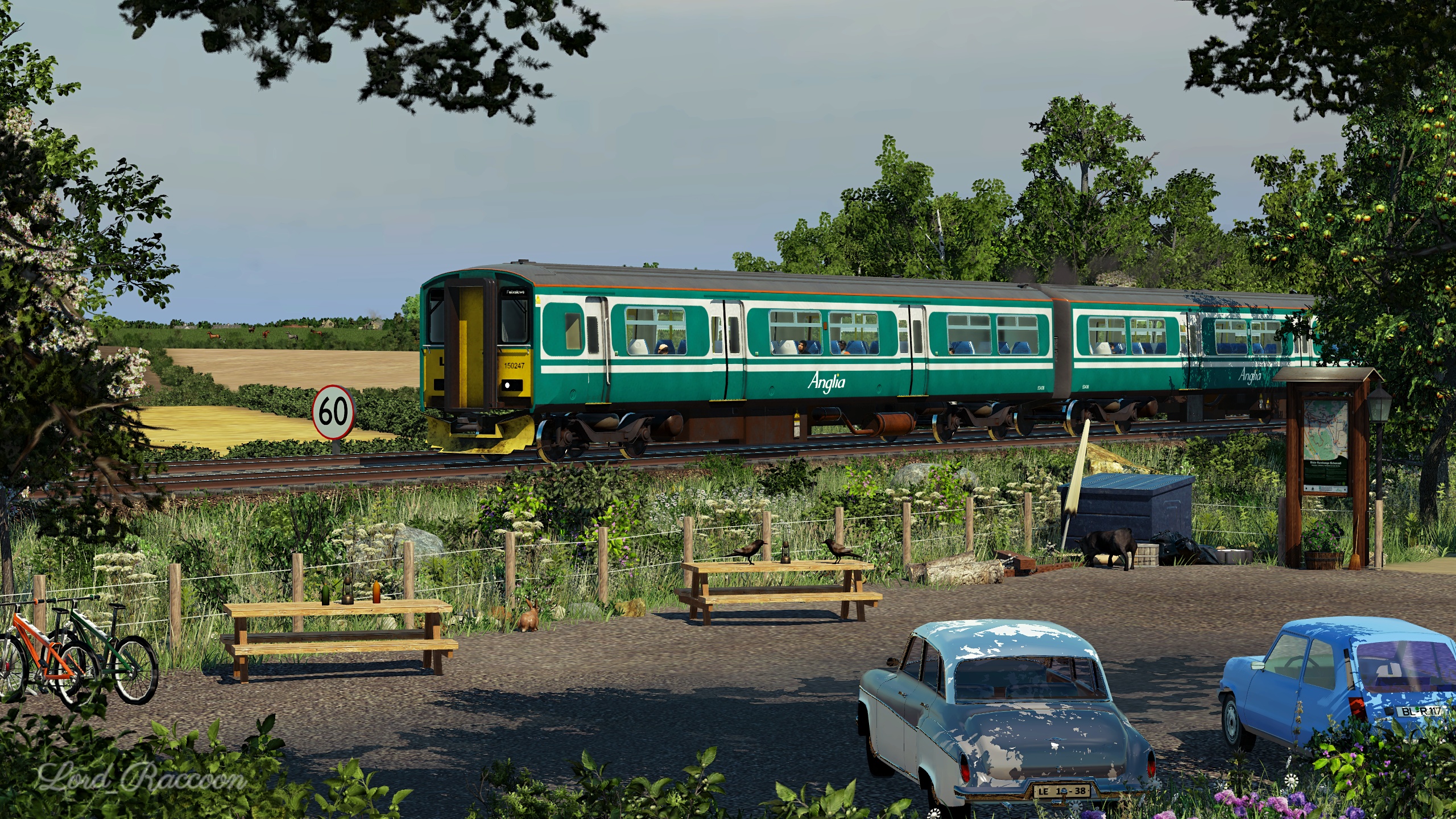 [TpF1] Class 150/2 near the small park rest area