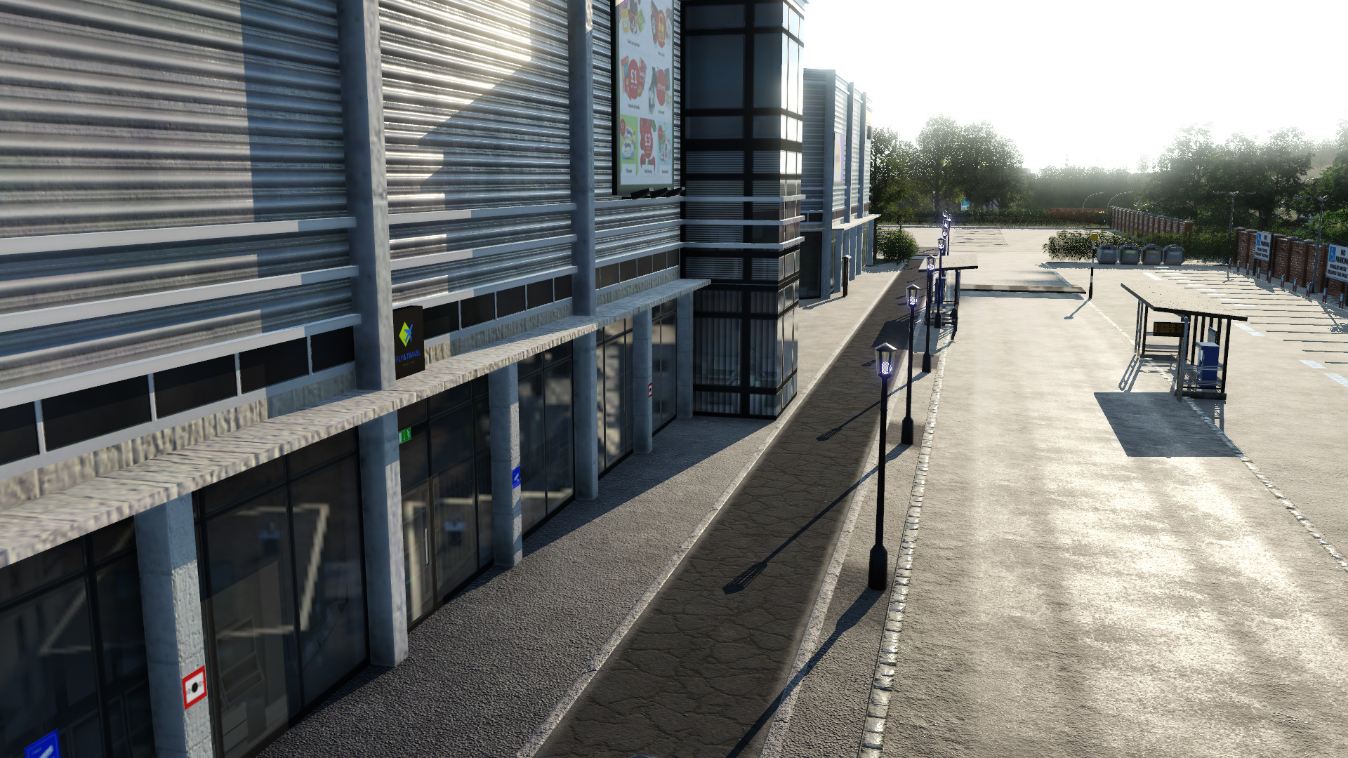 Early Morning at Sainsbury's Supermarket