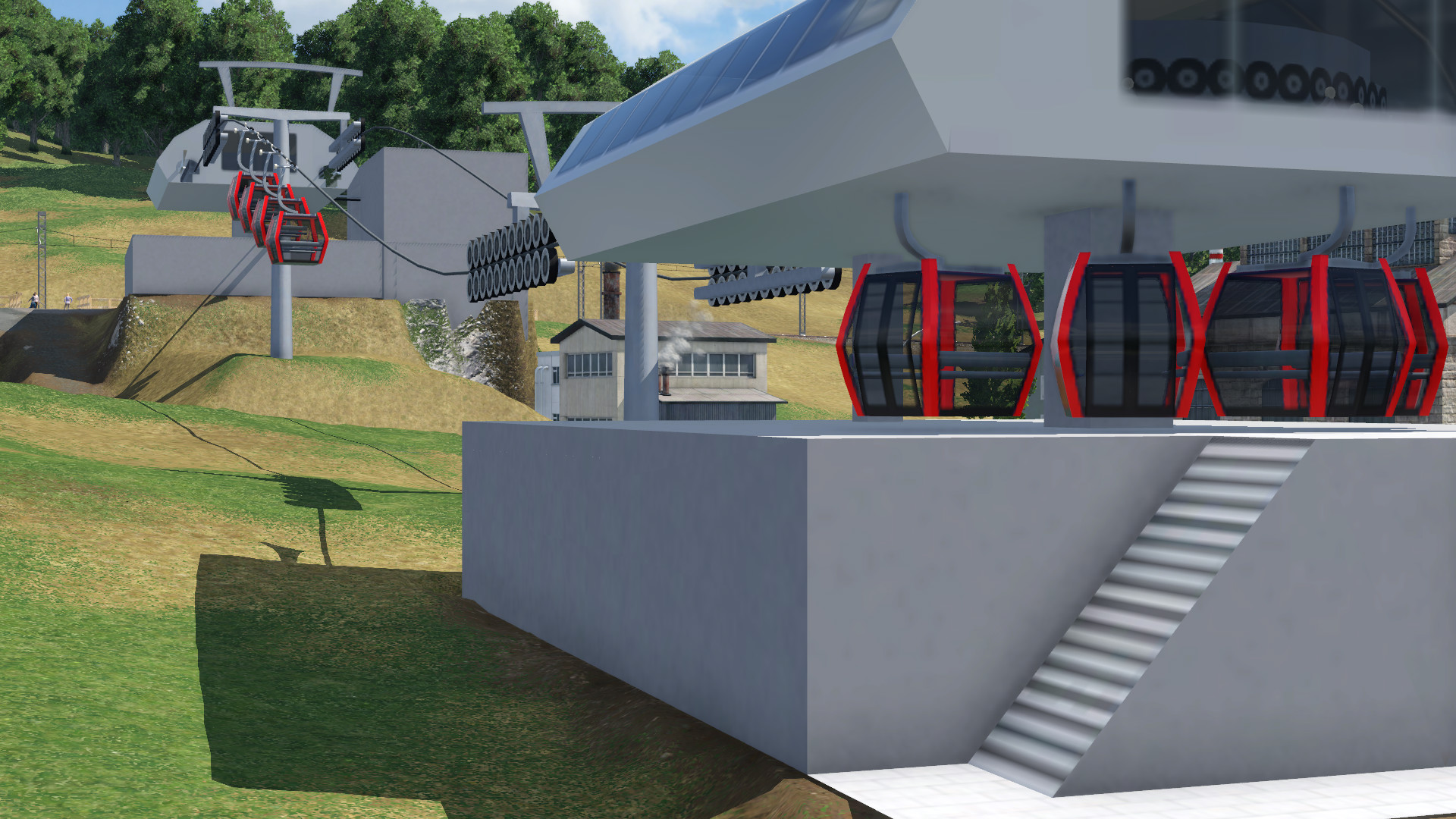 Dorf Seilbahn