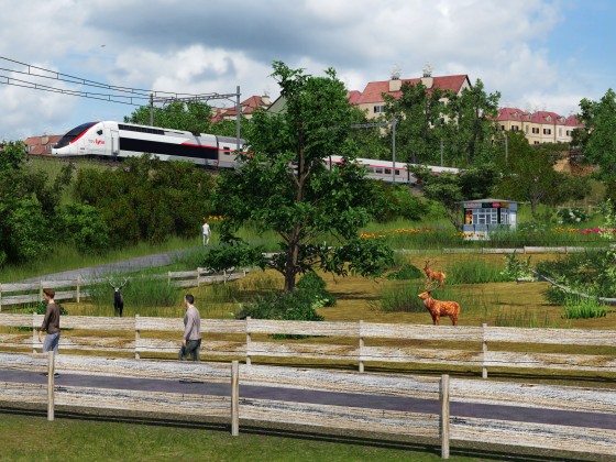 TGV Lyria durch den Zoo