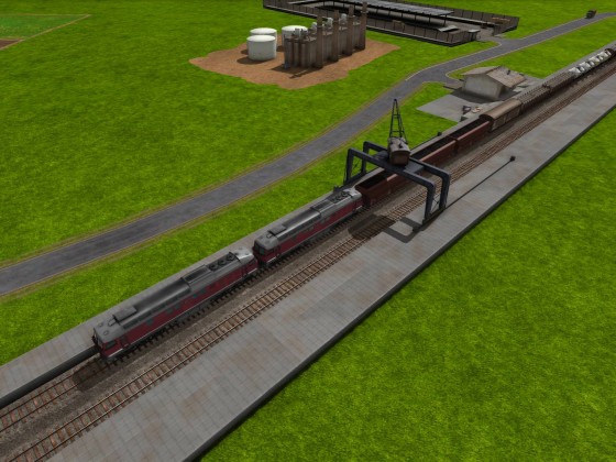 Ludmilla-Doppeltraktion im Güterzugdienst I