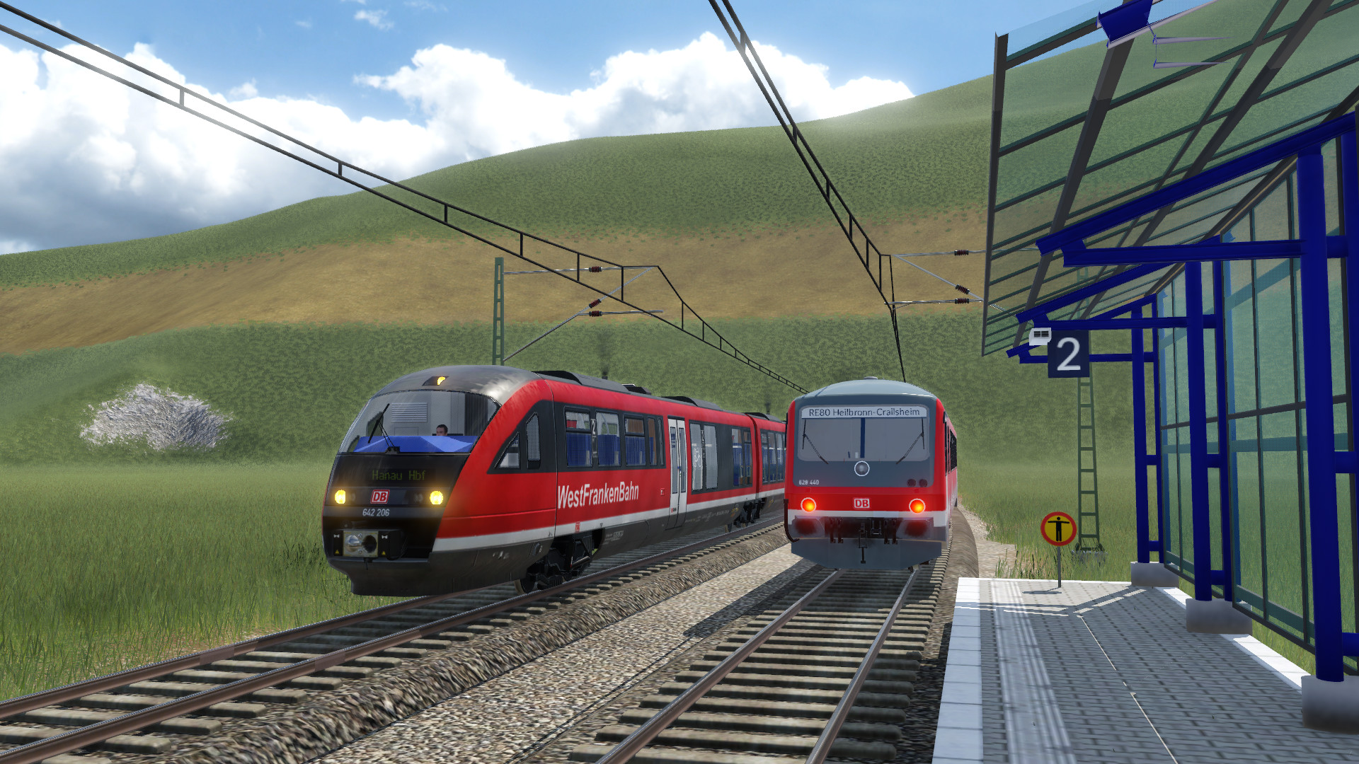 Treffen vor dem Weinsberger Tunnel