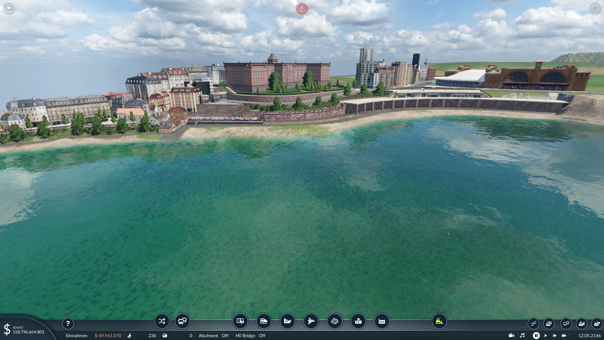 "Britische" Metropole | Sandstrand oder Steinstrand ?
