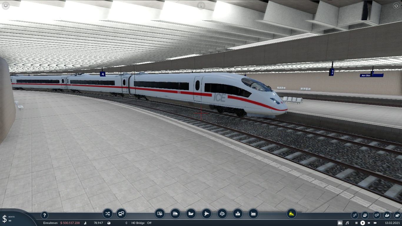 ICE 3 im tief bahnhof