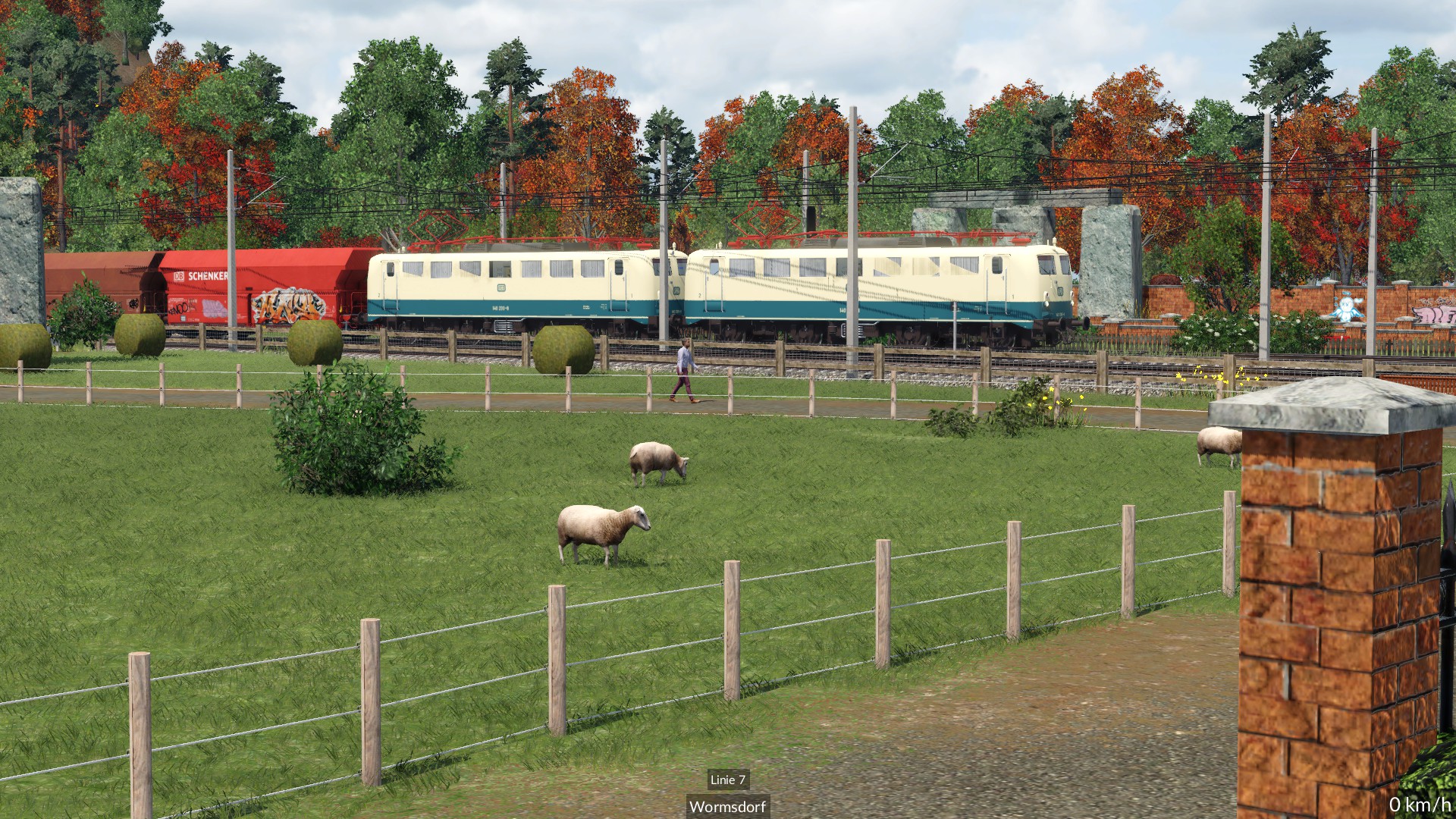 BR 140 mit Kohlezug
