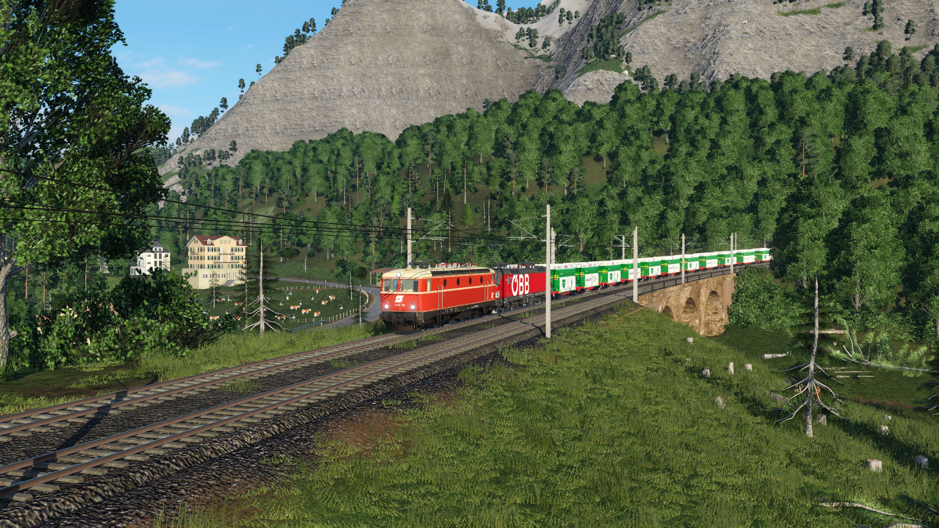 Forstwirtschaft am Bahndamm
