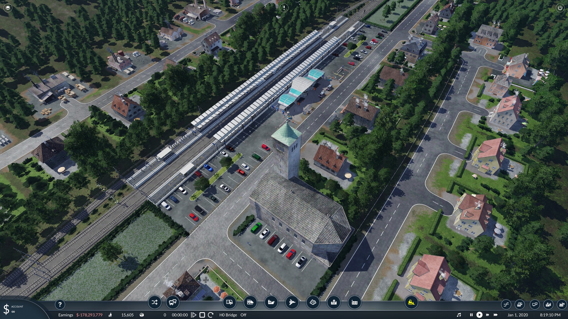 Dorf Zwischenhalt