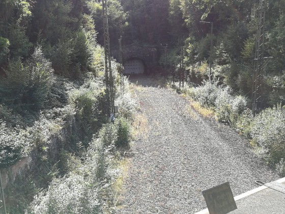 Stillgelegter Schwarzkopftunnel bei Heigenbrücken