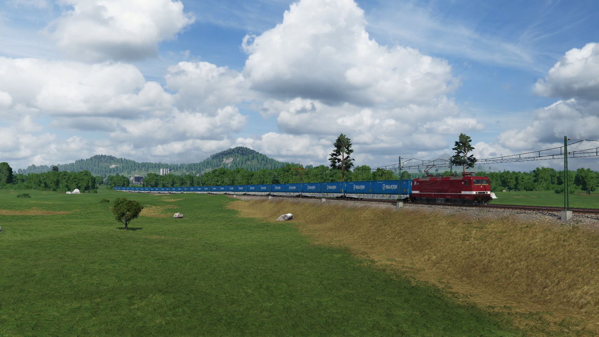 Deltarail 243 mit Chinazug