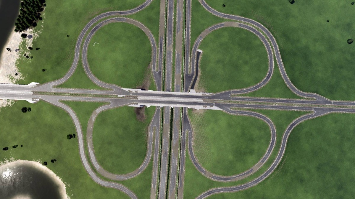 Autobahnkreuz im Eigenbau
