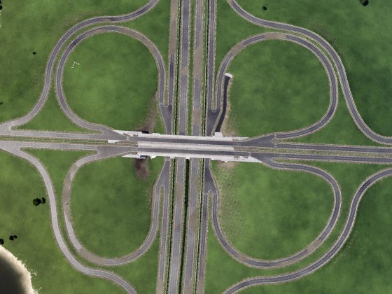 Autobahnkreuz im Eigenbau